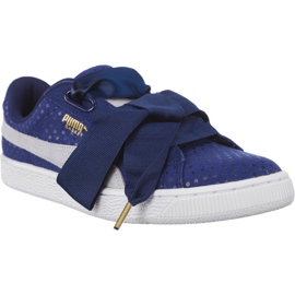 Puma Korb Herz Denim W 101 blau