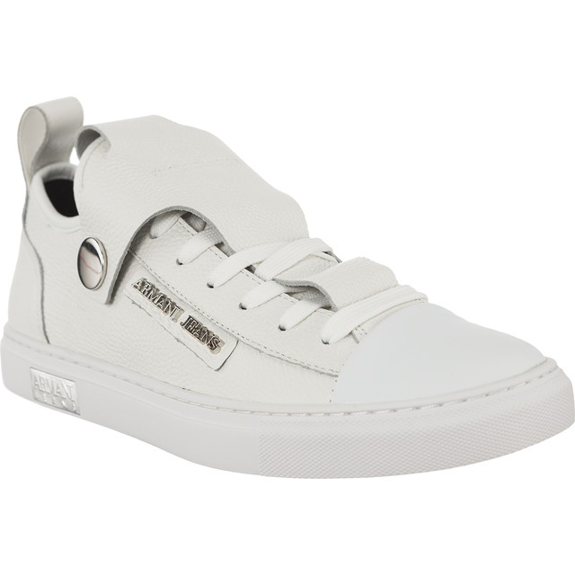 Armani Jeans Damen Leder Sneaker 9252537A663 41610 weiß