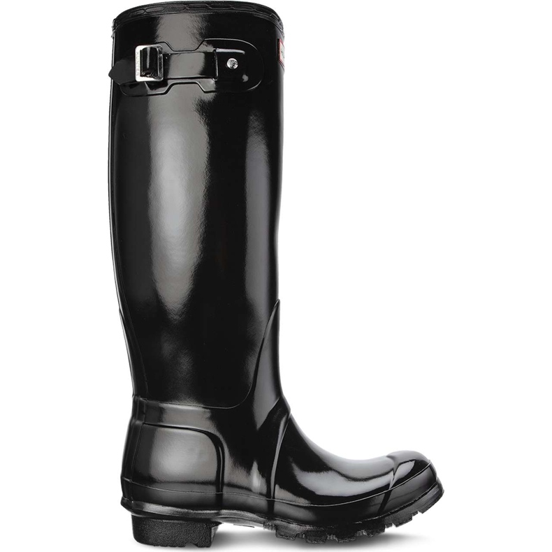 Hunter Damen Original Schwarz Hochglanz
