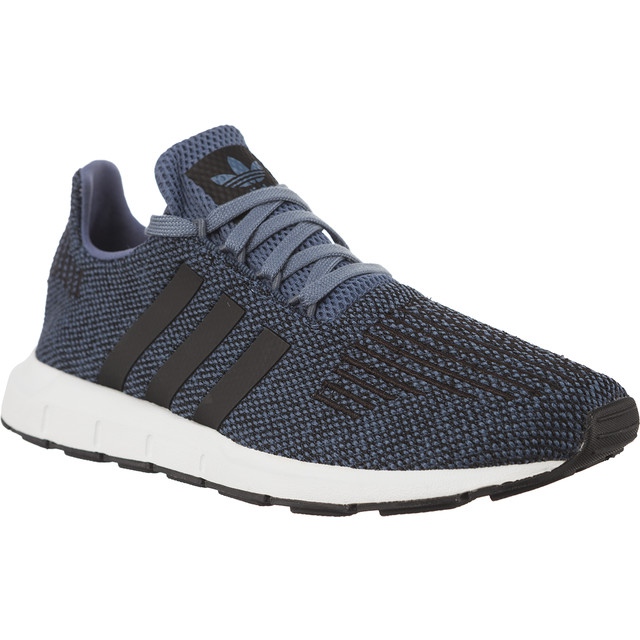 Adidas Swift Run J 604 Rohstahl Schwarz Schwarz grau
