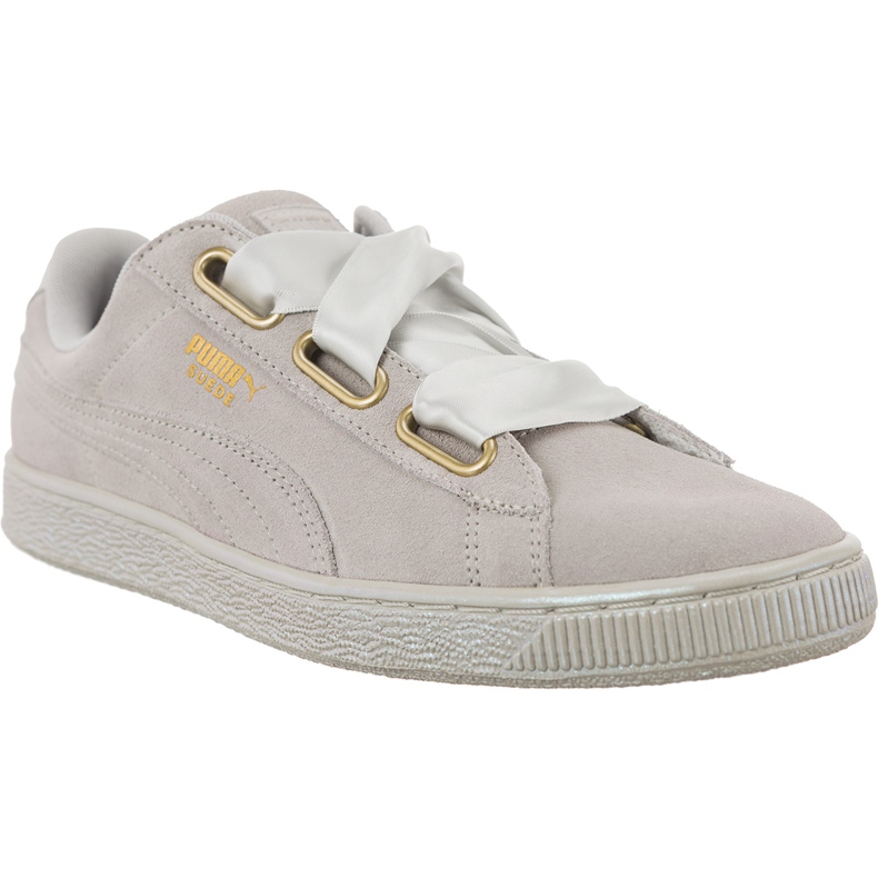 Puma Wildlederherz Satin W 402 grau