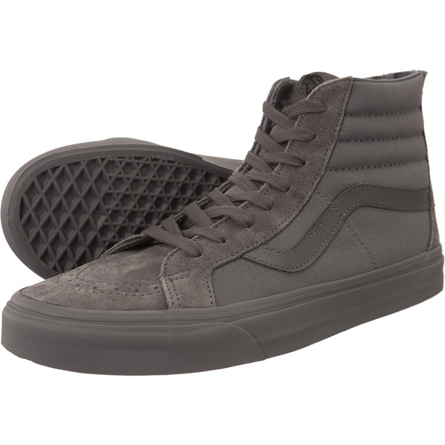 Vans SK8-Hi Reissue Zip Jux grau