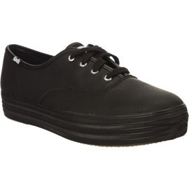 Keds Triple Core Leder 749 schwarz