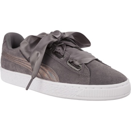 Puma Wildlederherz Lunalux Wn S Smoked Pearl weiß grau