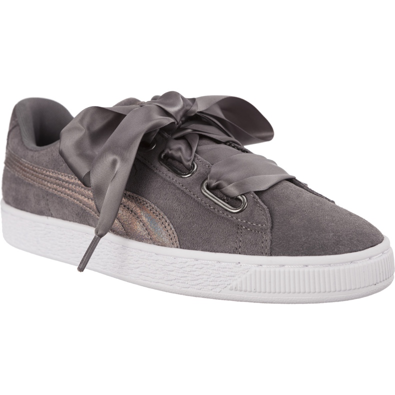 Puma Wildlederherz Lunalux Wn S Smoked Pearl weiß grau