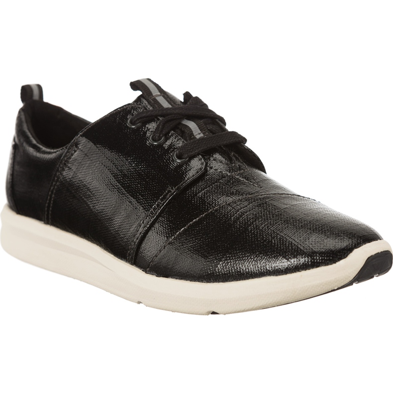 Toms Del Rey Sneaker 885 aus Lackleder für Damen schwarz