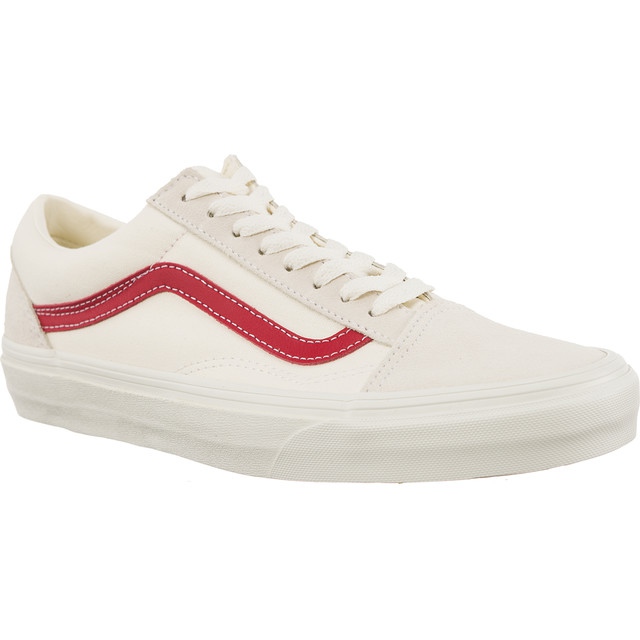 Vans Alte Skool R1T Vintage White Rococco Rot weiß mehrfarbig