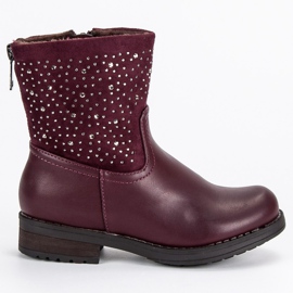 Vinceza Maroon Stiefeletten rot
