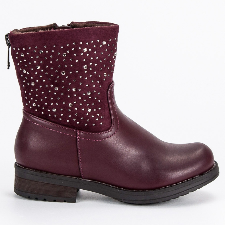 Vinceza Maroon Stiefeletten rot