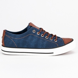 Sport Herren Denim Sneakers blau