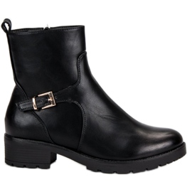 J. Star Schwarze Stiefel
