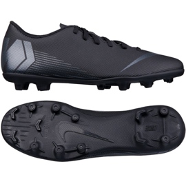 Nike Mercurial Vapor 12 Club M AH7378-001 Fußballschuhe schwarz schwarz