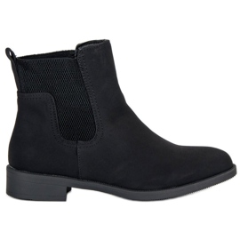 Schwarze Chelsea Boots für Damen
