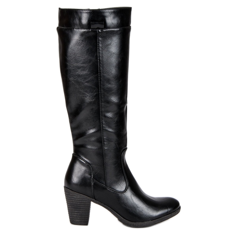 Stiefel auf einem Pfosten VINCEZA schwarz