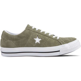 Converse C161576 One Star Field Überschuss Weiß Weiß grün