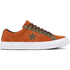 Converse C161617 Ein-Sterne-Karnevalspackung Bold Mandarin Field Surplus braun mehrfarbig