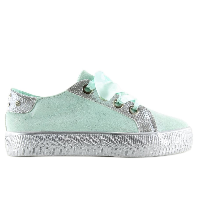 Mintfarbene Damensneaker BS096 BAS-1 Grün