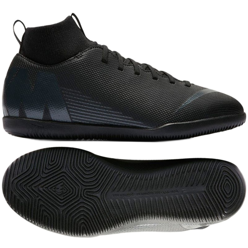 Nike Mercurial Superflyx 6 Club Jr schwarz