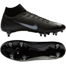 Nike Mercurial Superfly 6 Academy Sg Pro M AH7364-001 Fußballschuhe schwarz schwarz