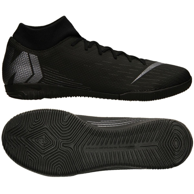 Hallenschuhe Nike Merurial Superflyx 6 Academy Ic M AH7369-001 schwarz schwarz