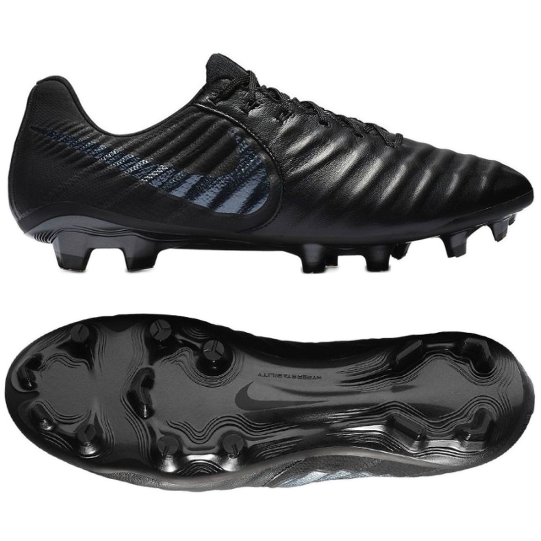 Nike Tiempo Legend 7 Elite Fg M AH7238-001 Fußballschuhe schwarz schwarz