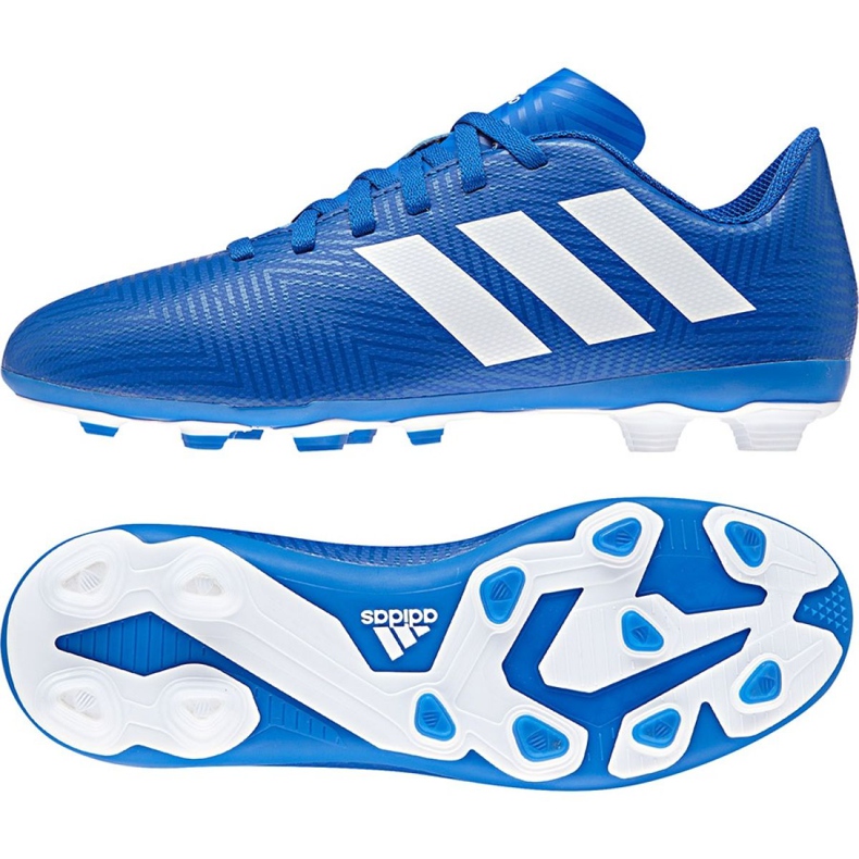Adidas Nemeziz 18.4 FxG Jr DB2357 Fußballschuhe mehrfarbig blau