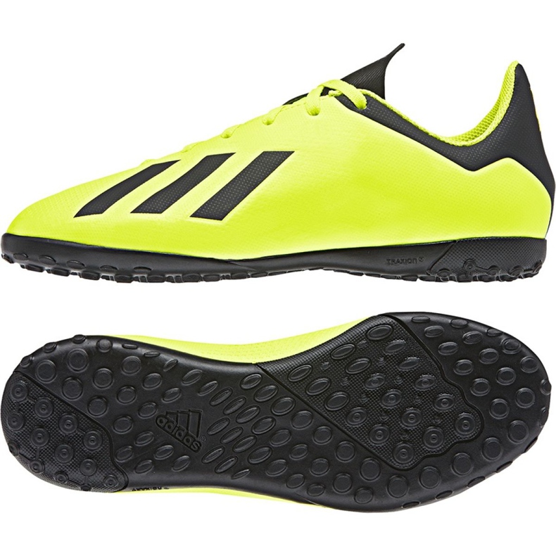 Die adidas X Tango 18.4 Tf Jr DB2435 Fußballschuhe gelb gelb
