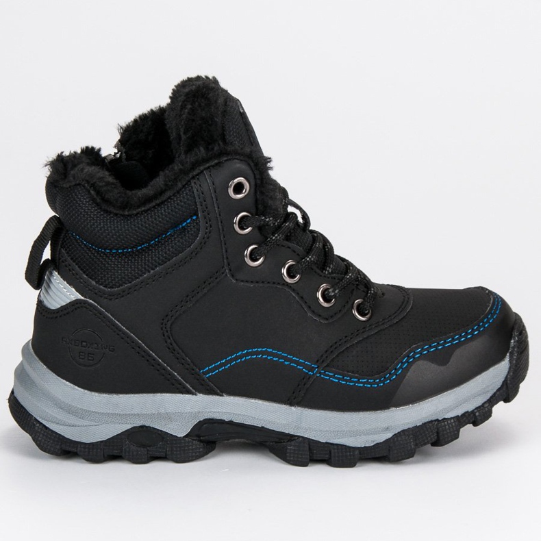 Ax Boxing Warmer Trapper auf dem Reißverschluss schwarz