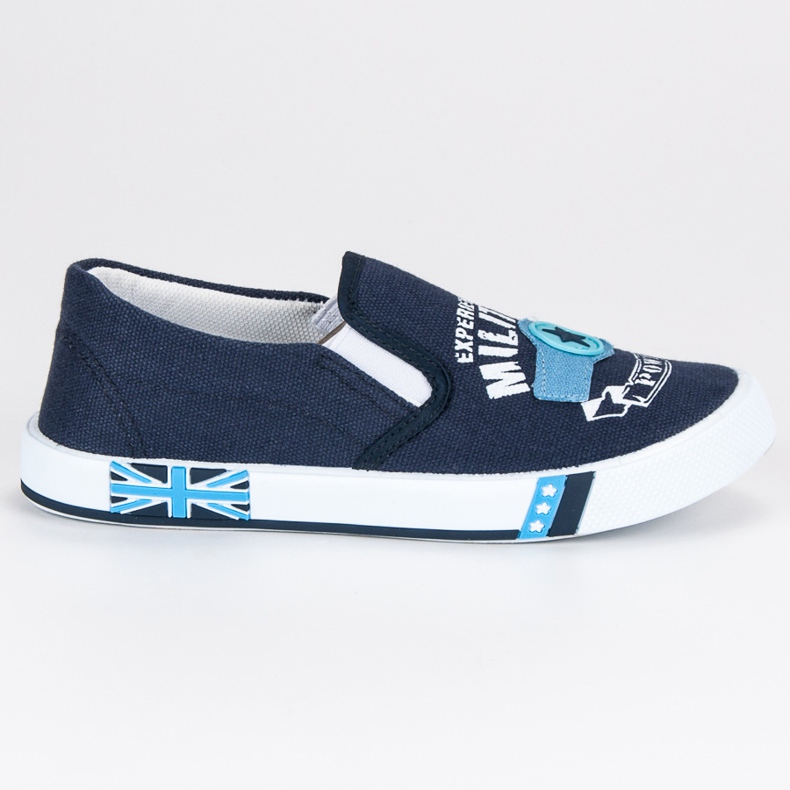 American Club American Slipony für Kinder blau