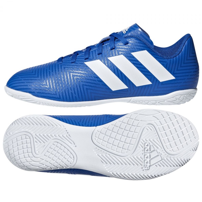 Adidas Nemeziz Tango 18.4 In Jr DB2384 Fußballschuhe blau blau