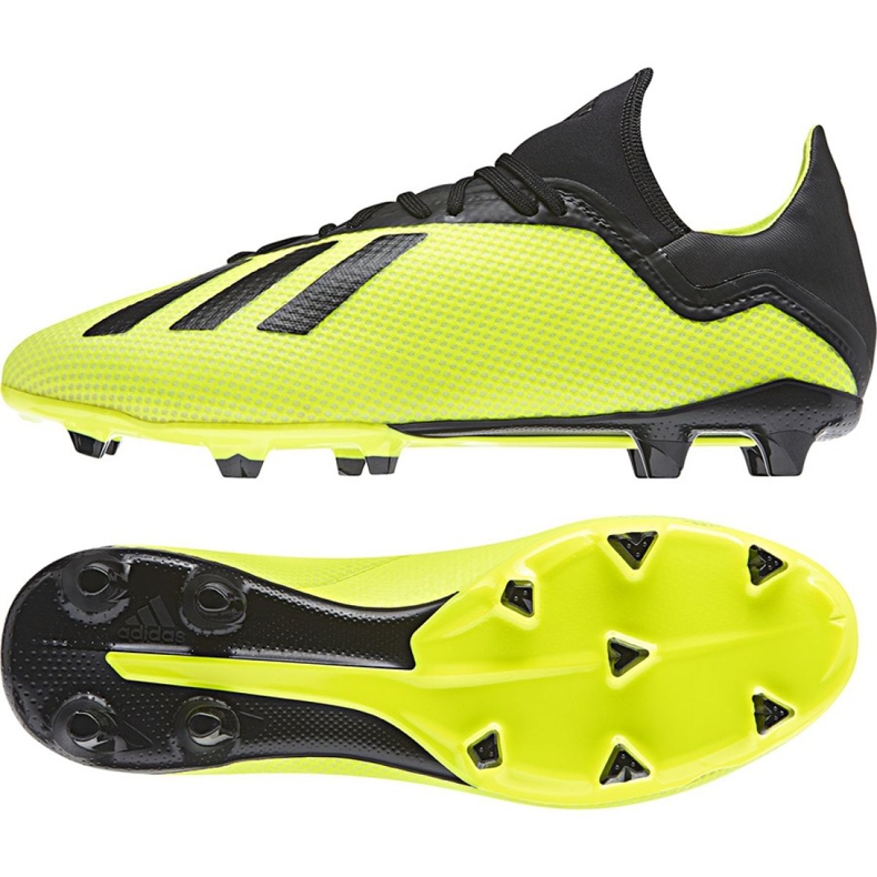 Adidas X 18.3 Fg M DB2183 Fußballschuhe gelb gelb