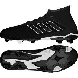Adidas Predator 18.2 Fg M DB1996 Fußballschuhe schwarz schwarz