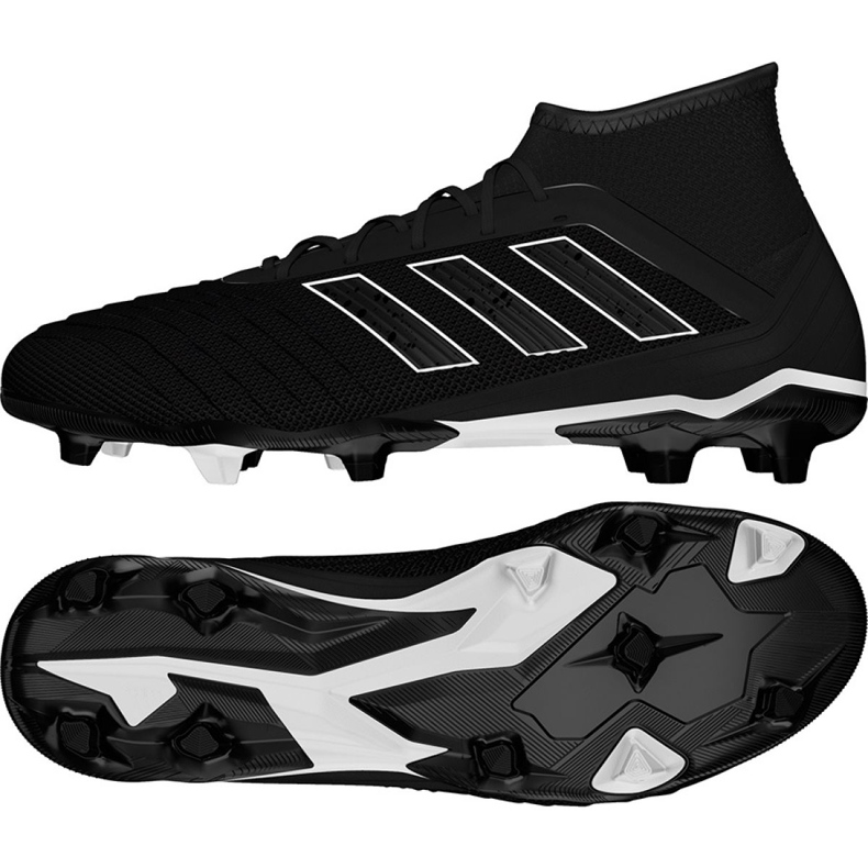 Adidas Predator 18.2 Fg M DB1996 Fußballschuhe schwarz schwarz