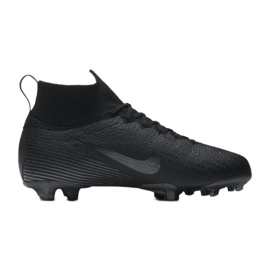 Nike Mercurial Superfly 6 Elite Fg Jr AH7340-001 Fußballschuhe schwarz schwarz
