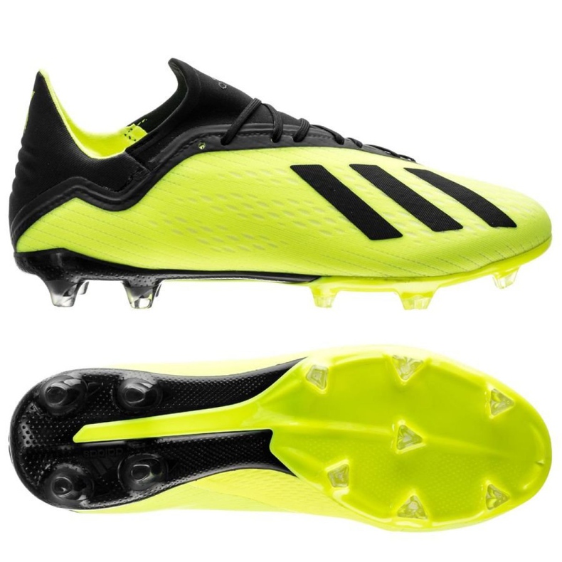 Adidas X 18.2 Fg M DB2180 Fußballschuhe gelb gelb