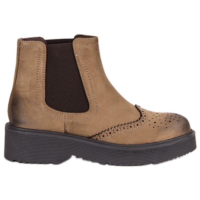 Corina Bequeme Wildlederstiefel braun