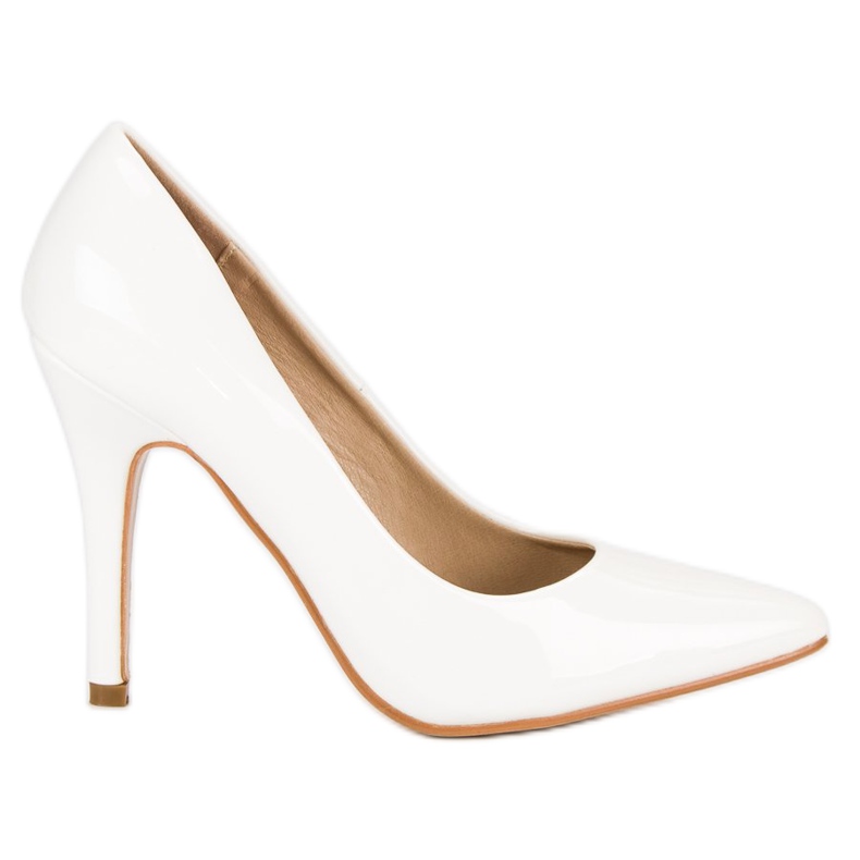 Weiß lackierte Anstecknadeln