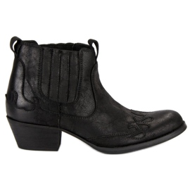 Corina Schwarze Cowboystiefel