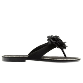Schwarz CK31P Schwarze Flip-Flops