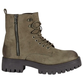 Corina Arbeiter aus geknotetem Wildleder braun