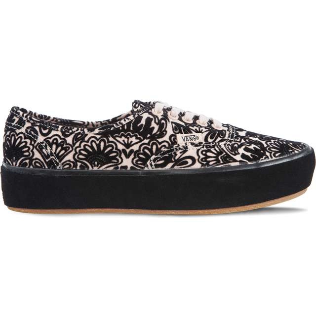 Vans Authentische Plattform Wildleder Rose mehrfarbig