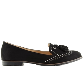 Schwarze Damen-Slipper 22-05 Schwarz