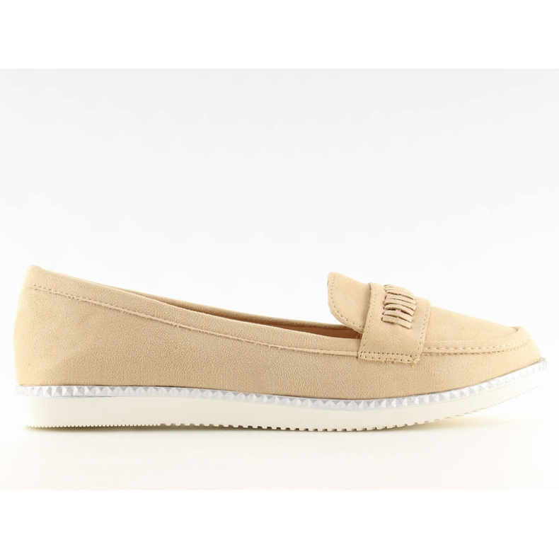 Beige Slipper für Damen 22-07 Beige