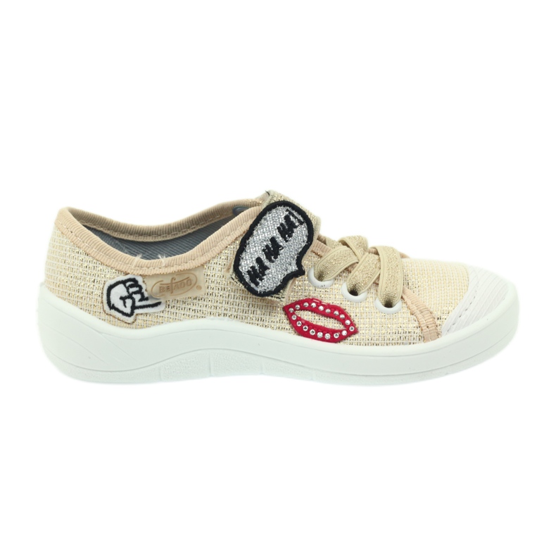 Befado Kinderschuhe, Turnschuhe 251x098 grau gelb rot