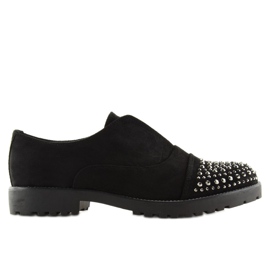 Schwarze Loafer verzierte Zehen 22-2 Schwarz