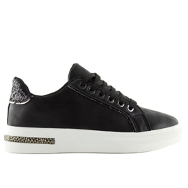 Schwarze Damen Sneaker AB-52 Schwarz