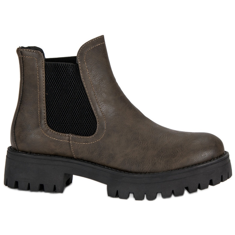 Corina Rock-Chelsea-Stiefel braun