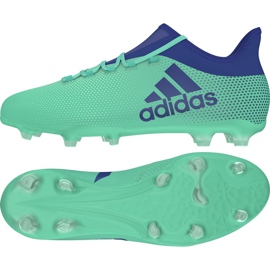 Adidas X 17.2 Fg M CP9189 Fußballschuhe mehrfarbig grün