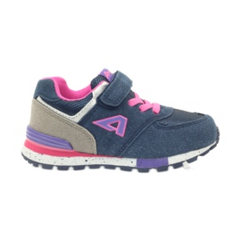 American Club American ADI Kindersportschuhe 15110 BM45976 rosa marineblau