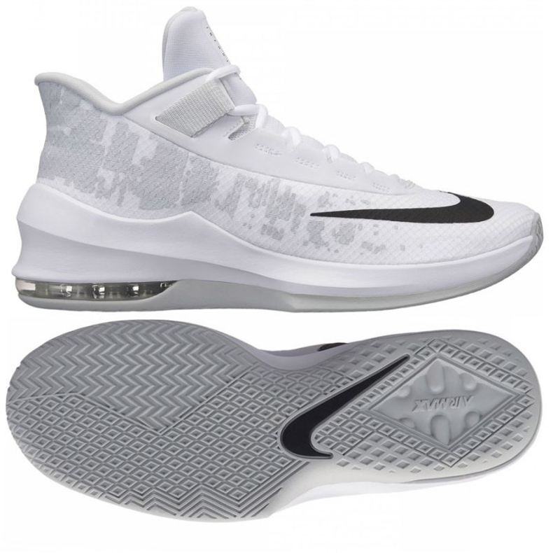 Basketballschuhe Nike Air Max Infuriate 2 Mid M AA7066-100 weiß weiß